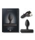 ROCKS OFF NOVA SOLARIS PLUG ANAL FINO RECARGABLE 16 FUNCIONES NEGRO