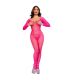 CHILIROSE CR 4894 BODYSTOCKING MALLA ROSA NEON S M