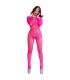 CHILIROSE CR 4894 BODYSTOCKING MALLA ROSA NEON S M